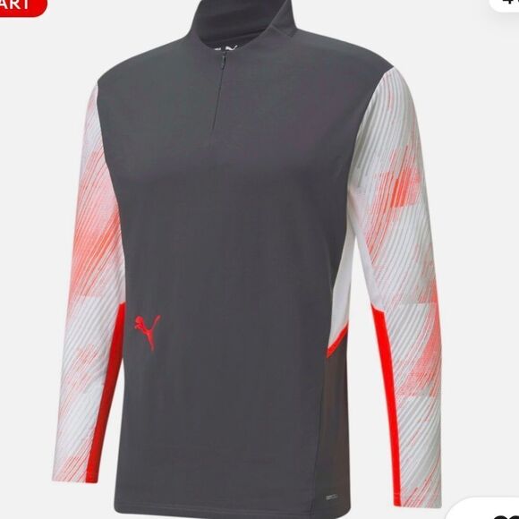 Rare! Puma Mens Individual“CUP” Training  1/4 Zip Top! - Picture 3 of 15